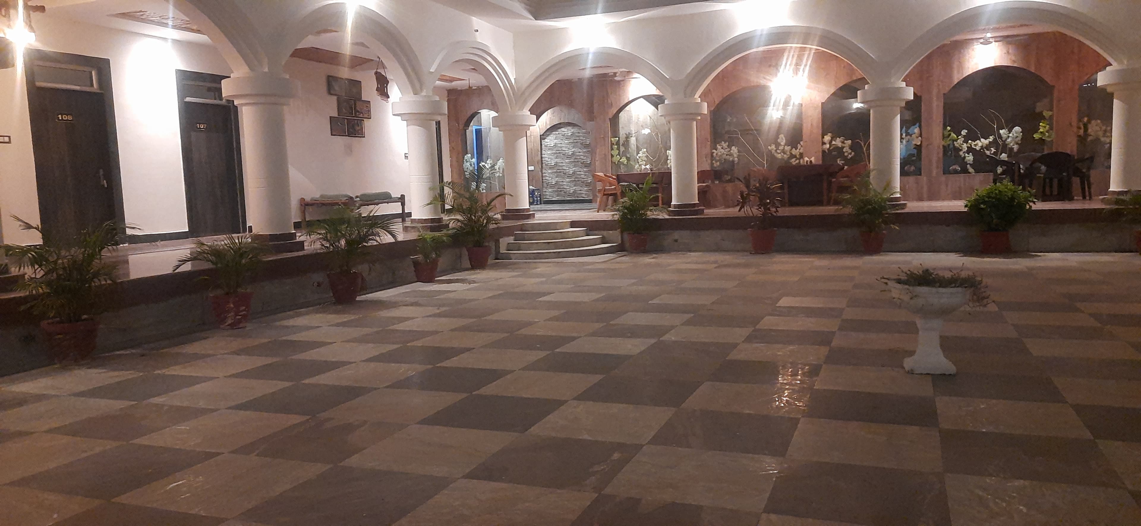 Beautiful forest sanctuary view